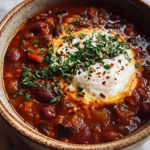 Easy Eggplant Bean Chili Recipe
