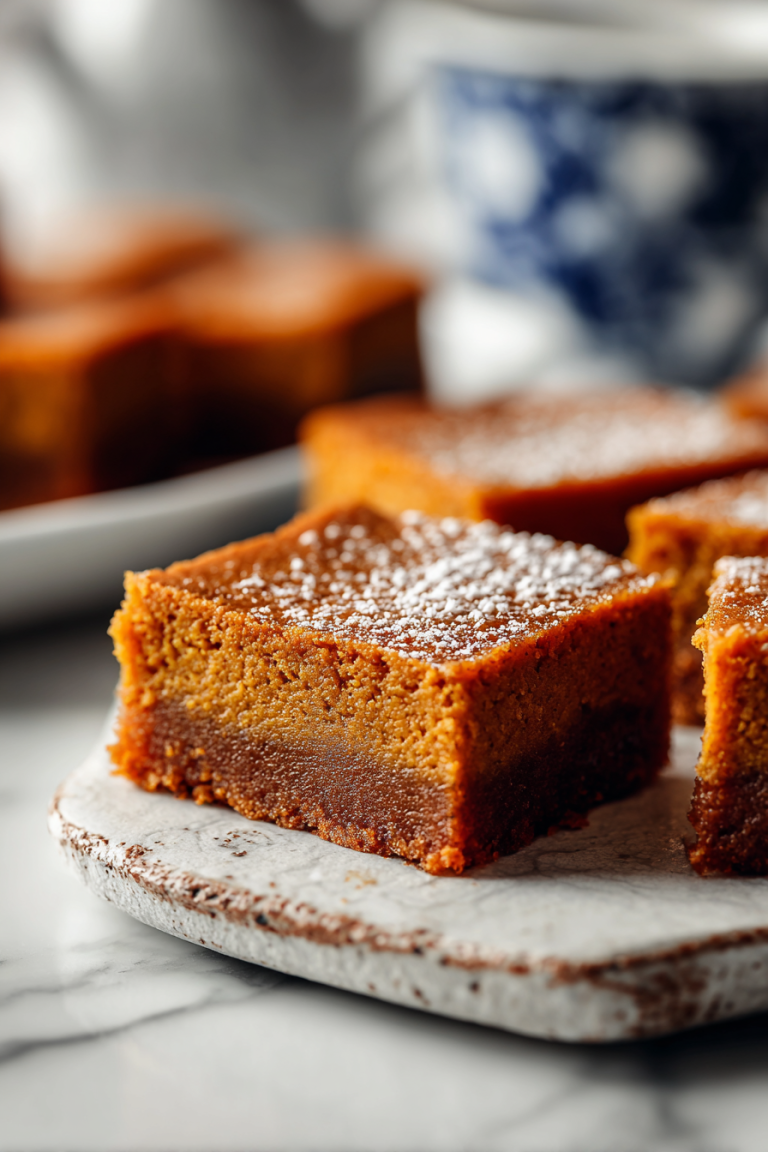 Easy Flourless Pumpkin Bars
