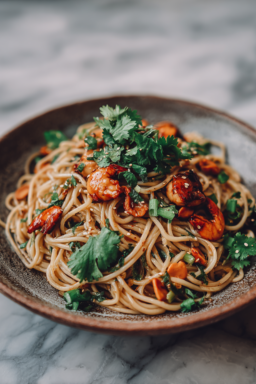 Easy Kung Pao Noodles