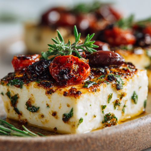 Easy Mediterranean Baked Feta