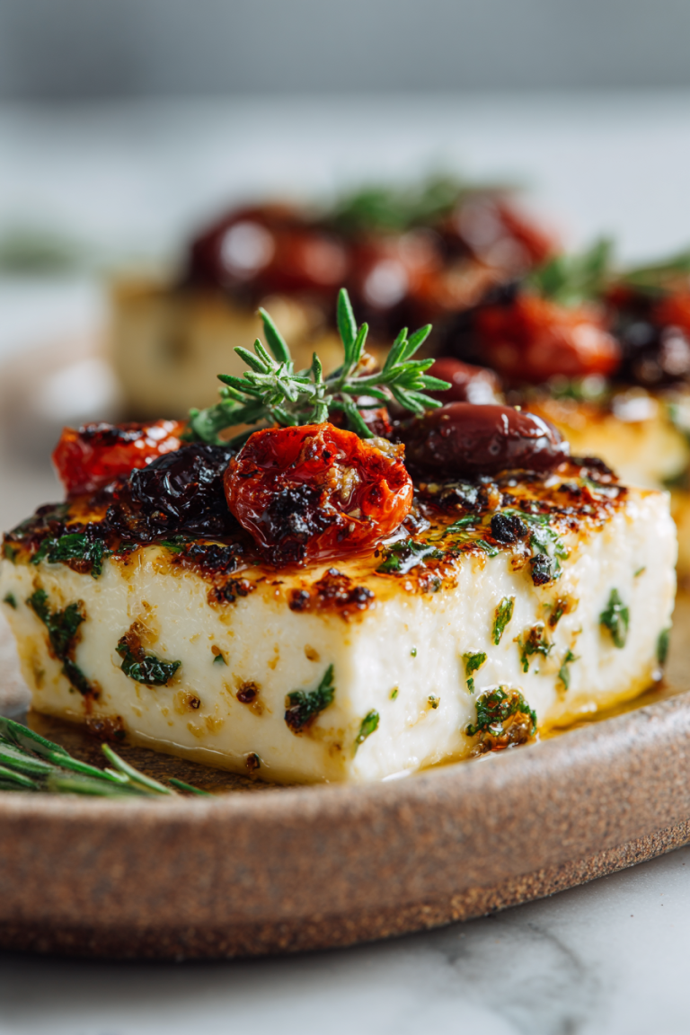 Easy Mediterranean Baked Feta