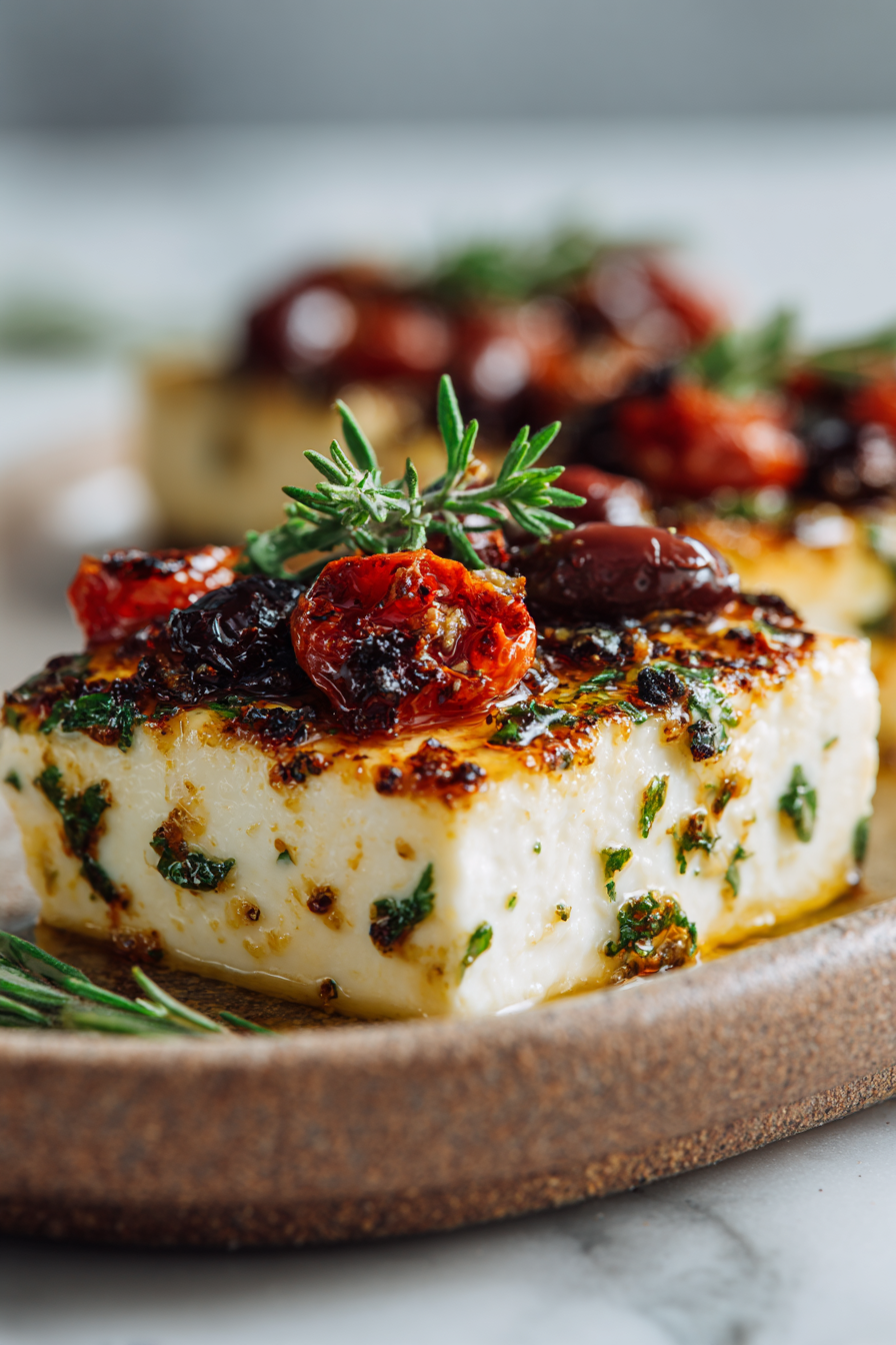 Easy Mediterranean Baked Feta