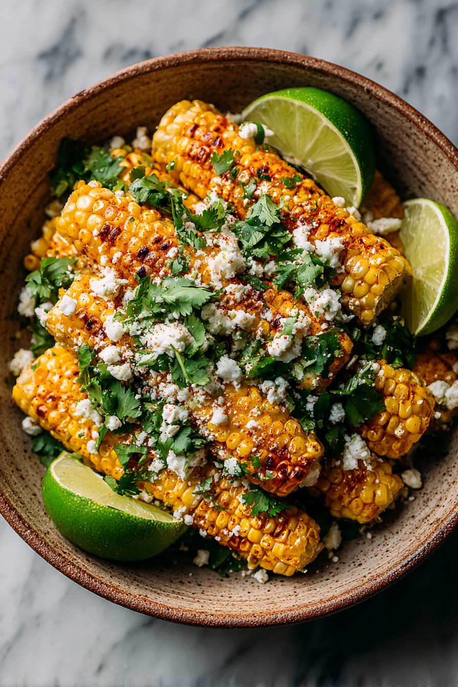 Easy Mexican Street Corn Dinner