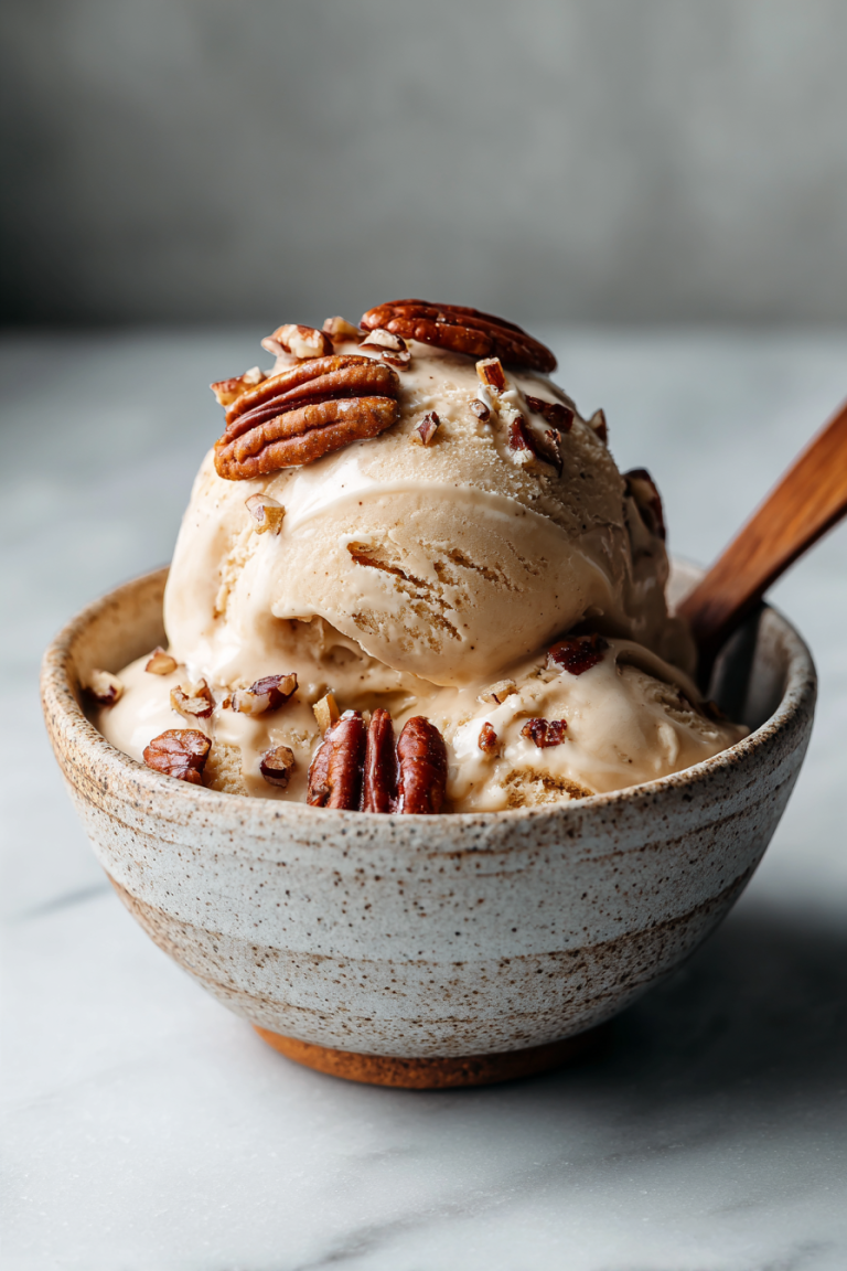 Easy Pumpkin Pecan Frozen Yogurt
