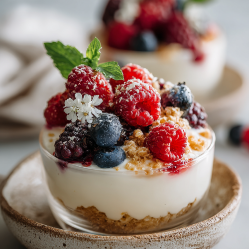 Easy Ricotta Yogurt Parfaits
