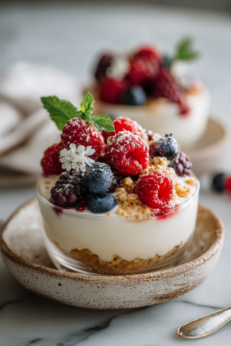 Easy Ricotta Yogurt Parfaits