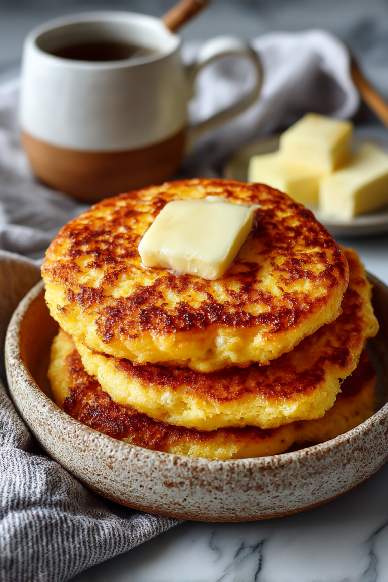 Easy Southern Cornbread Hoecakes