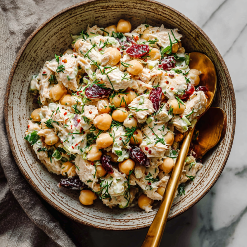 Easy Tuna Garbanzo Salad Recipe