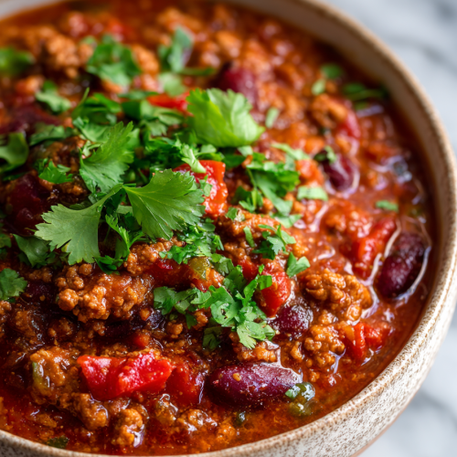 Easy Turkey Burger Chili Recipe