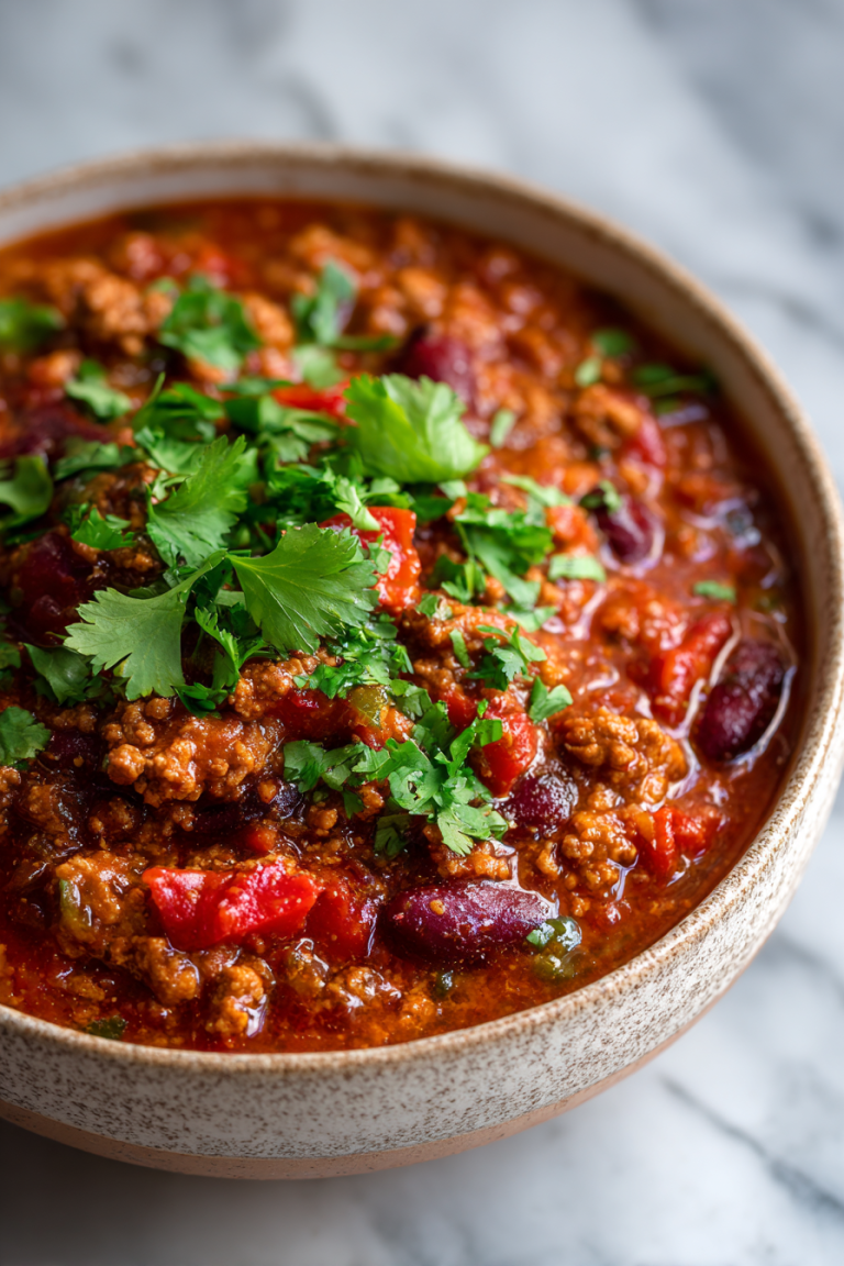 Easy Turkey Burger Chili Recipe