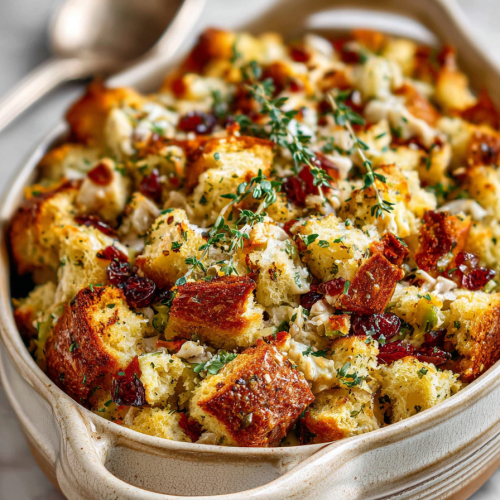 Easy Turkey and Stuffing Casserole