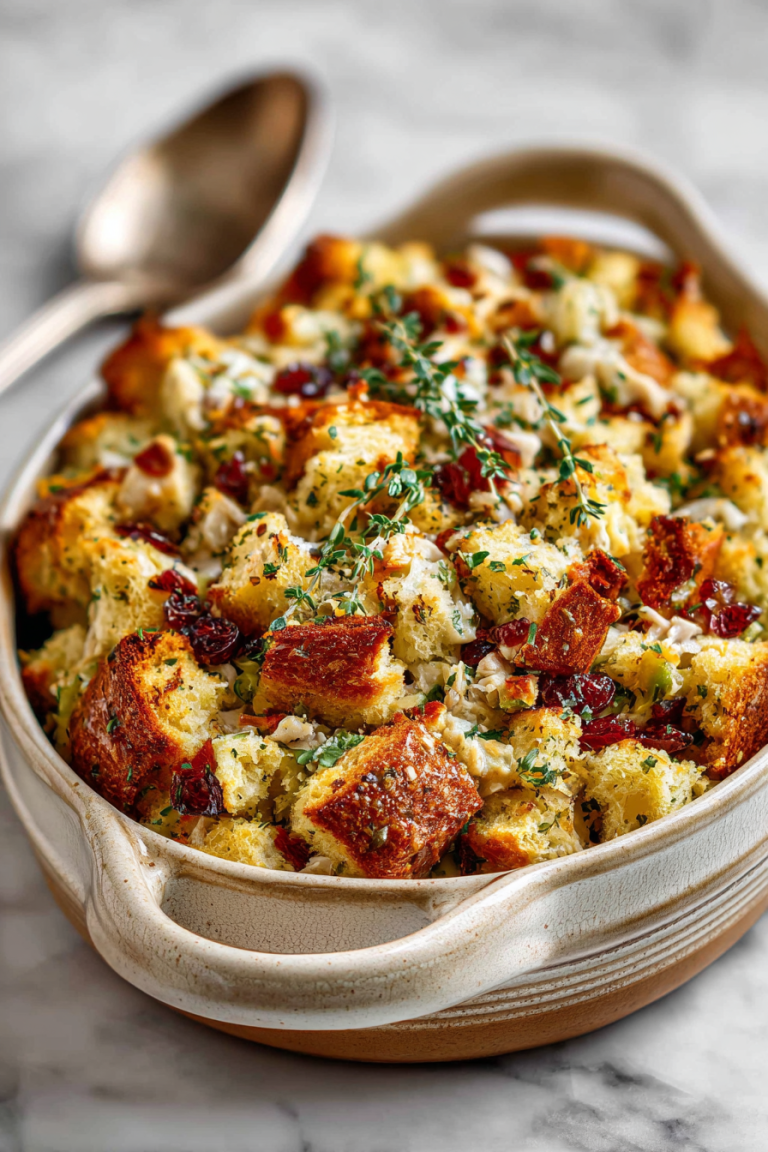 Easy Turkey and Stuffing Casserole