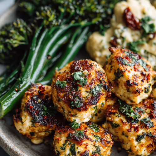 Garlic Parmesan Chicken Bites Recipe