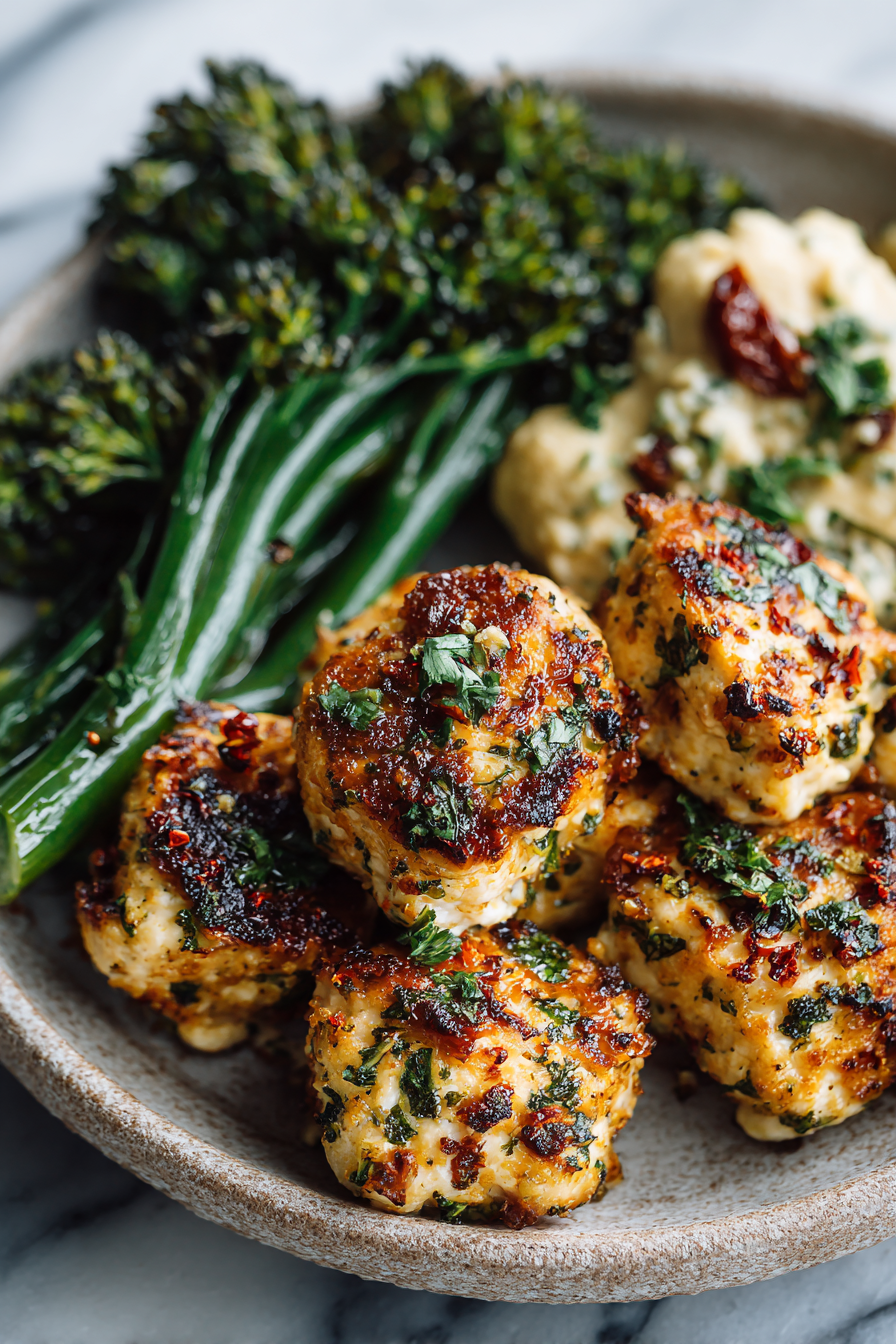 Garlic Parmesan Chicken Bites Recipe