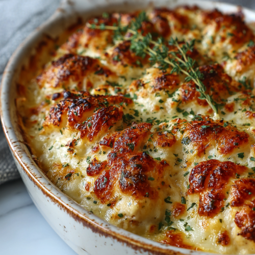 Garlic Parmesan Chicken Dinner Bake