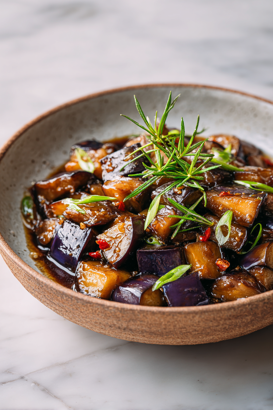 Garlic Sauce Chinese Eggplant Recipe