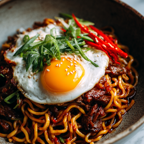 Gochujang Pork Noodles