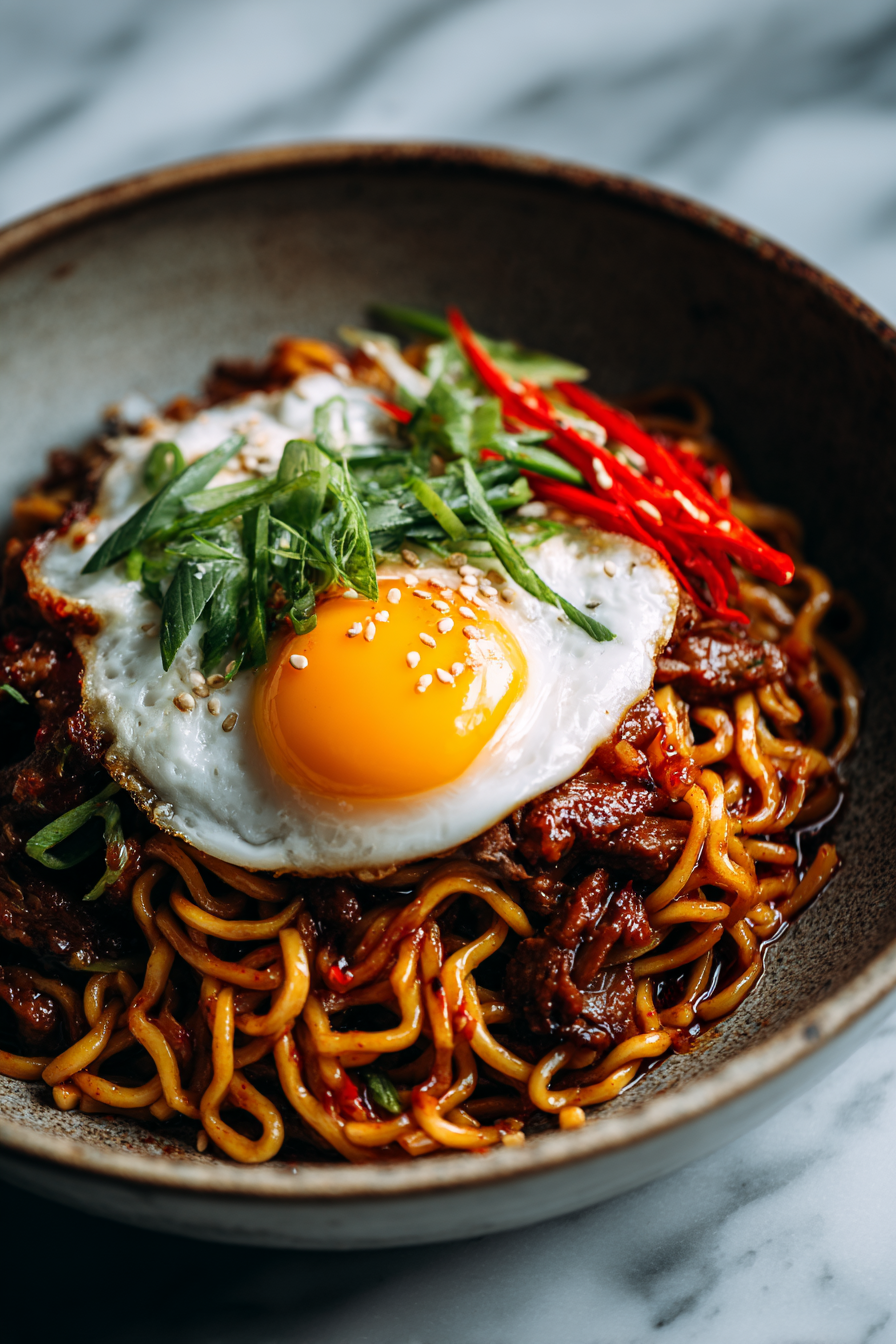 Gochujang Pork Noodles