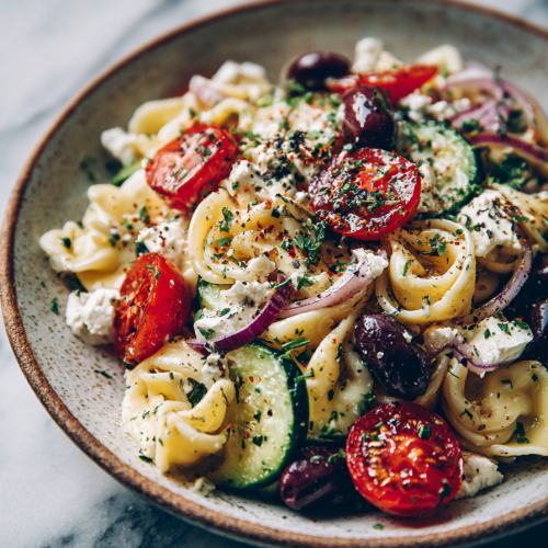 Greek Pasta Salad Recipe