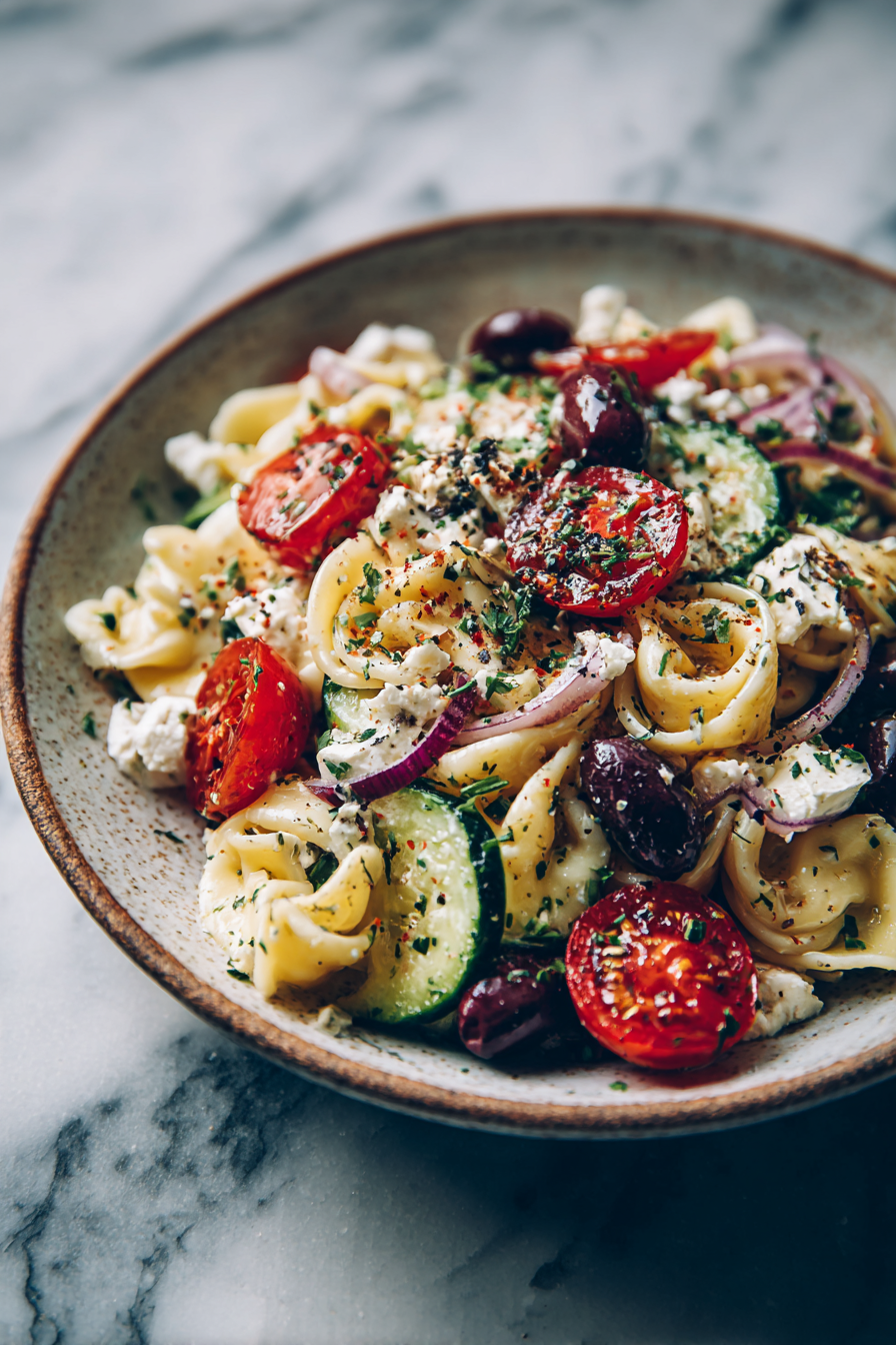 Greek Pasta Salad Recipe