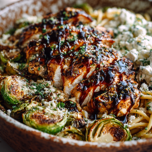 Hot Honey Balsamic Chicken Dinner