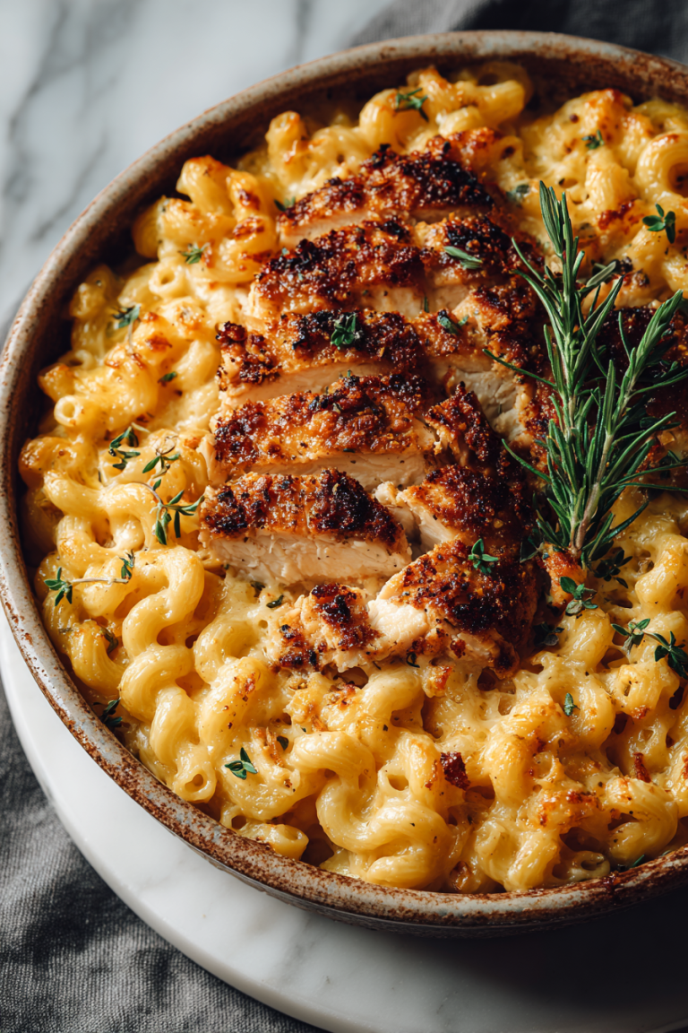 Hot Honey Chicken Mac and Cheese