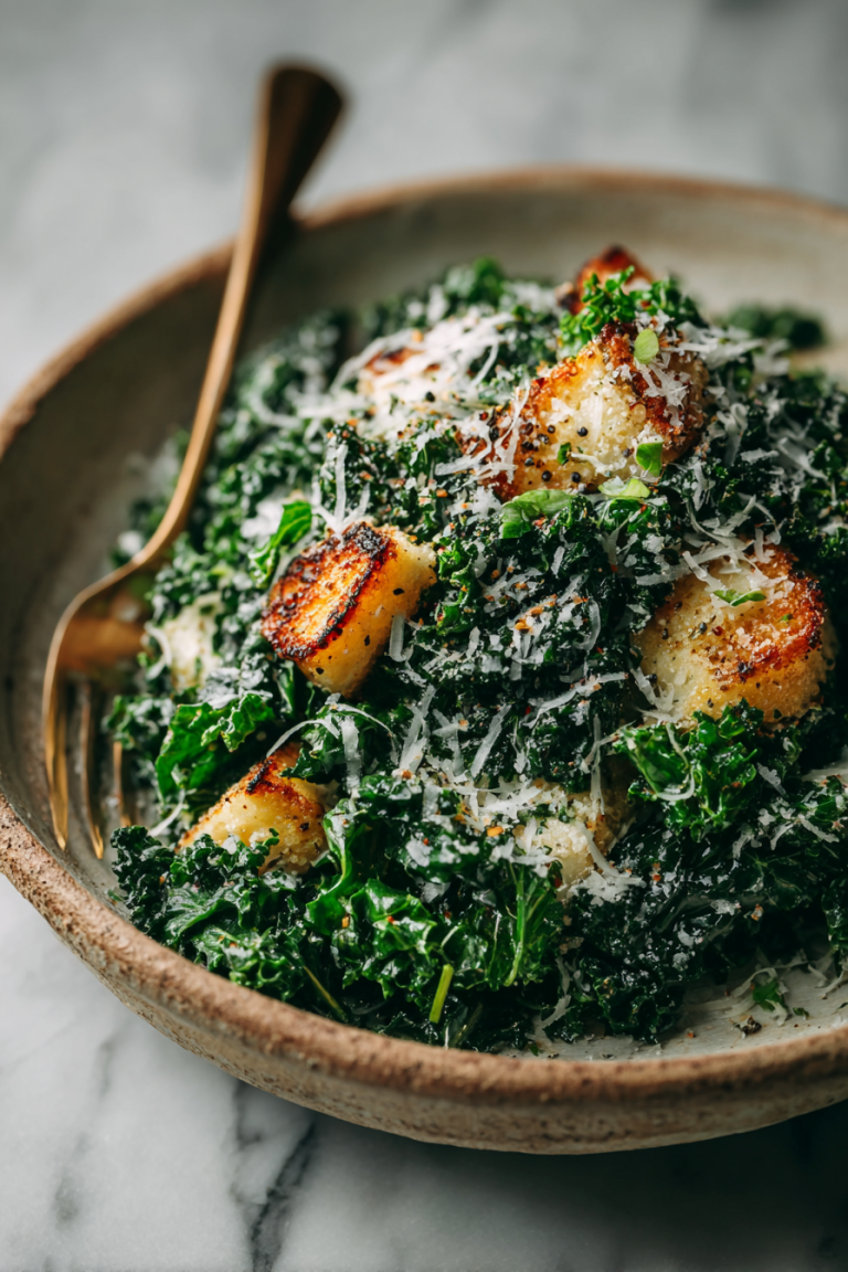 Italian Wedding Dinner with Kale and Parmesan