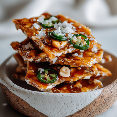 Jalapeño Peanut Brittle Recipe
