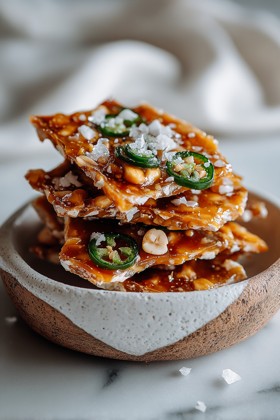 Jalapeño Peanut Brittle Recipe