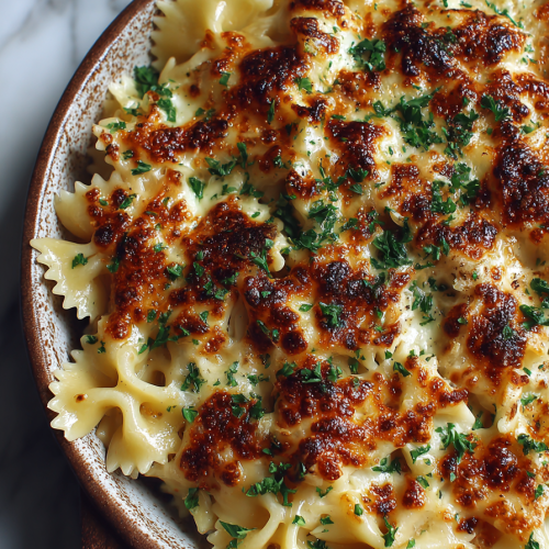 Mac and Cheese with Bow Tie Pasta