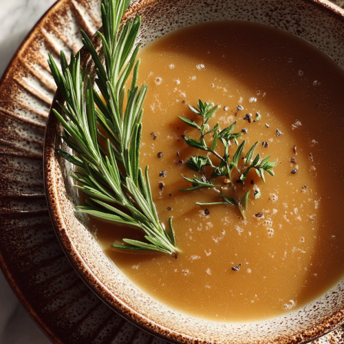 Make-Ahead Turkey Gravy with Calvados