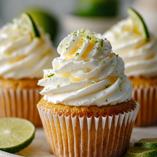 Mango Key Lime Cupcakes