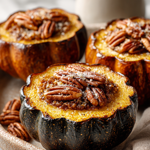 Maple Pecan Acorn Squash Recipe