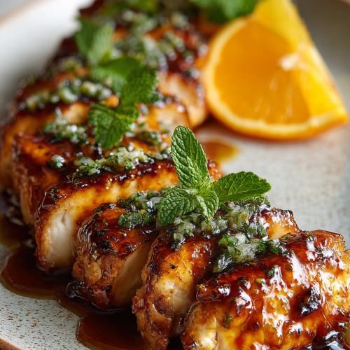 Orange Teriyaki Turkey Medallions