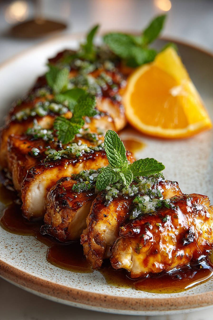 Orange Teriyaki Turkey Medallions