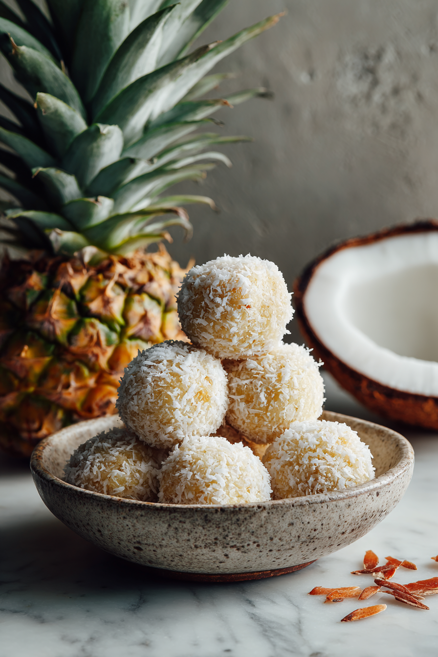 Pineapple Christmas Delight Balls