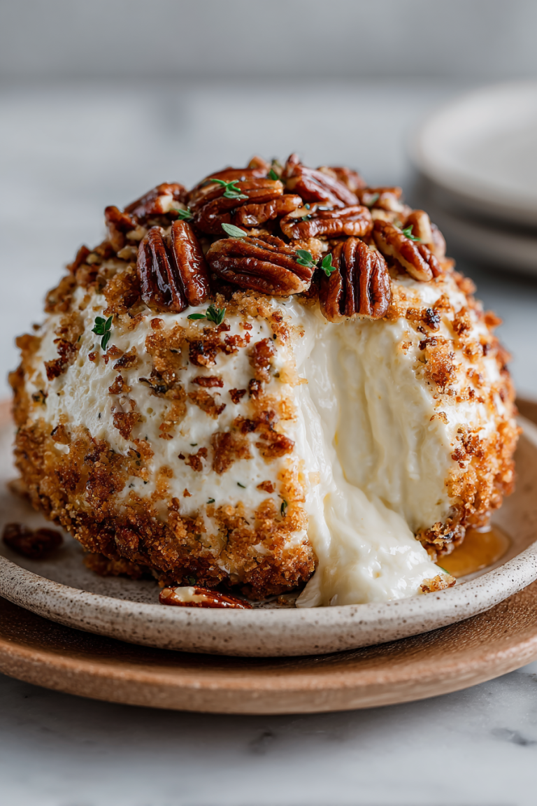 Pineapple Pecan Cheese Ball Delight