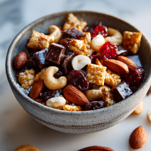 Praline Crunch Oat Snack Mix