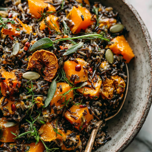 Pumpkin Wild Rice Dinner Recipe