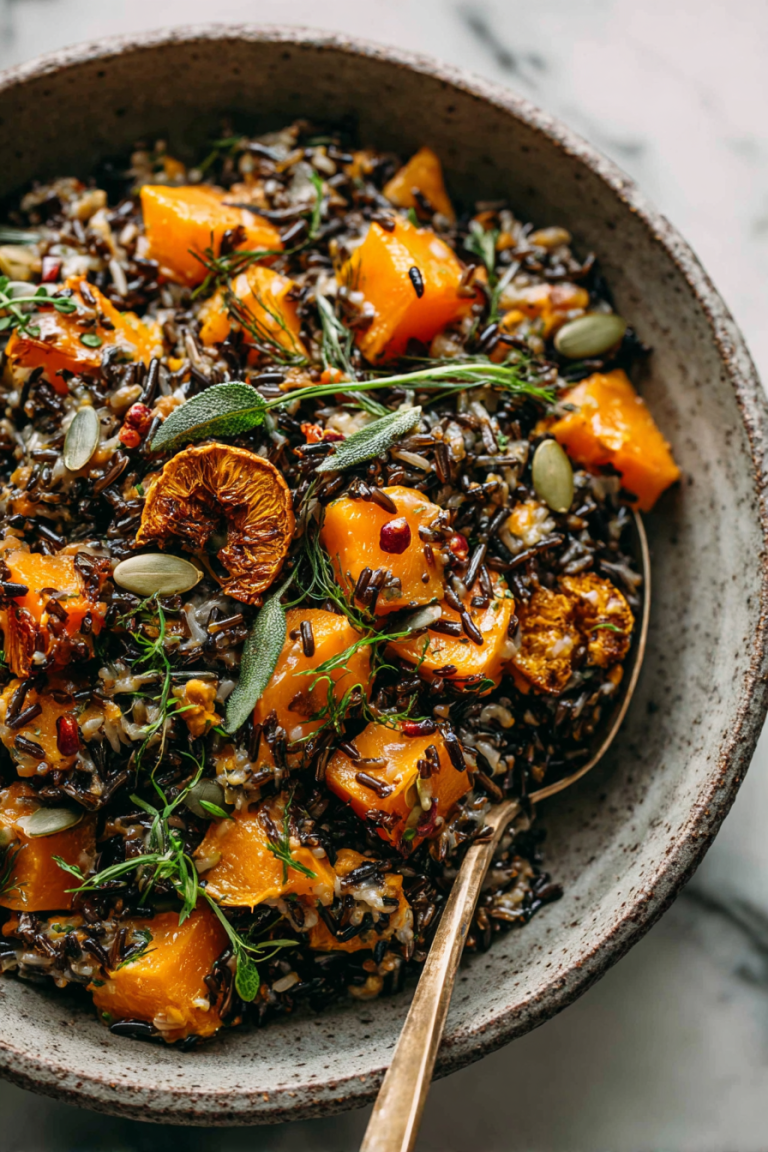 Pumpkin Wild Rice Dinner Recipe