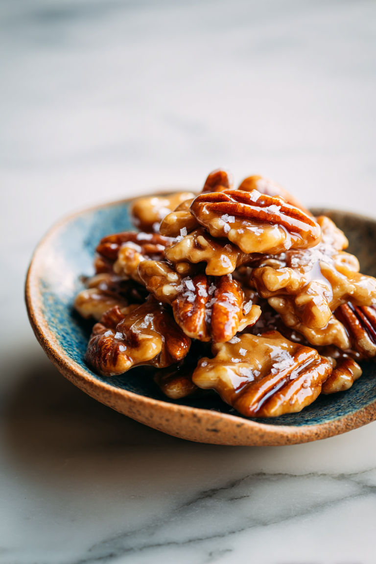 Sea Salted Praline Pecan Clusters