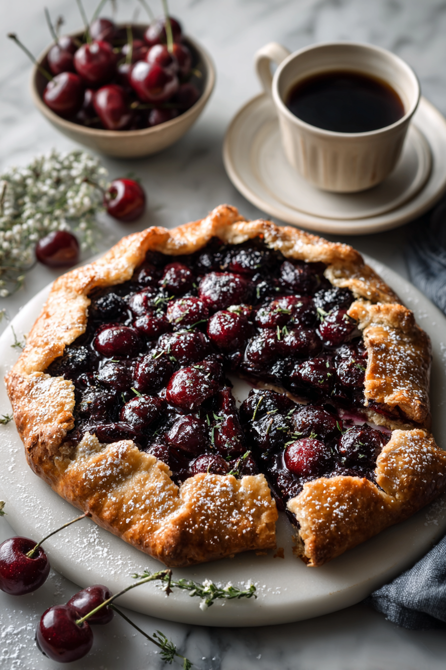 Sour Cherry Galette Delight