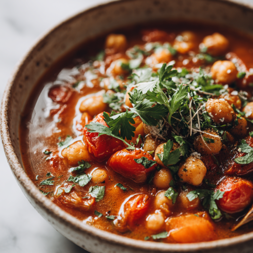 Spiced Tomato Chickpea Stew