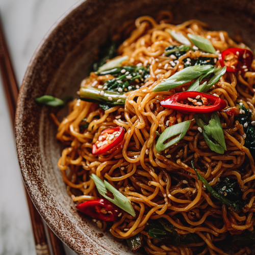 Spicy Firecracker Noodles