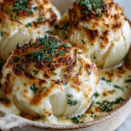 Tennessee Onions with Melted Cheese