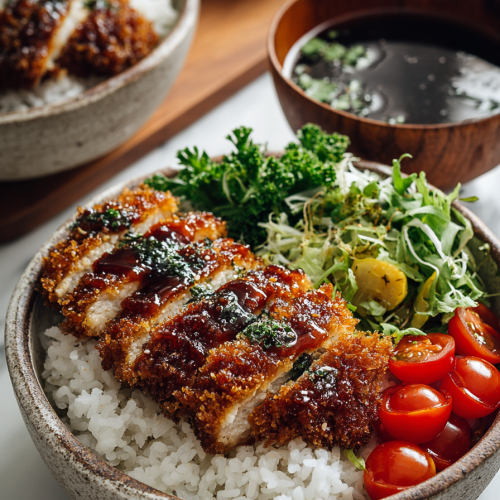 Tonkatsu Japanese Chicken Bowls