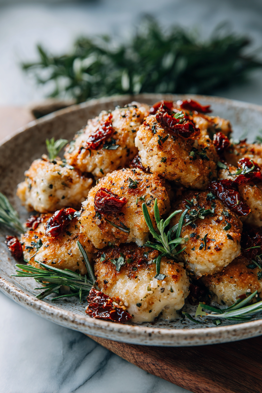 Tuscan Garlic Chicken Bites Dinner