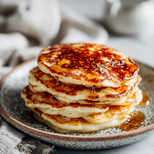 Vanilla Cinnamon Buttermilk Pancakes Recipe