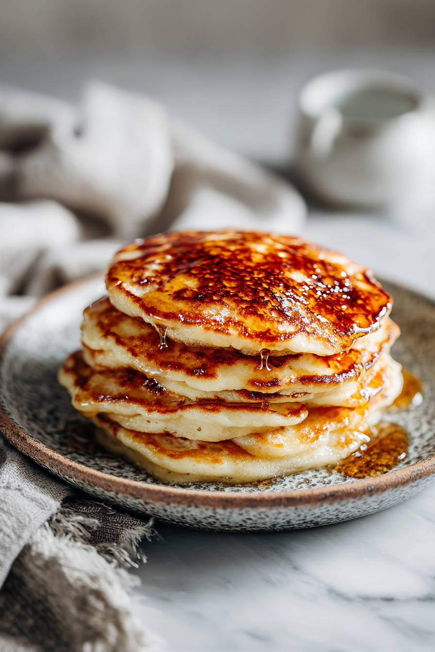 Vanilla Cinnamon Buttermilk Pancakes Recipe
