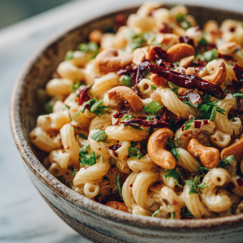 Vegan BBQ Ranch Pasta Salad